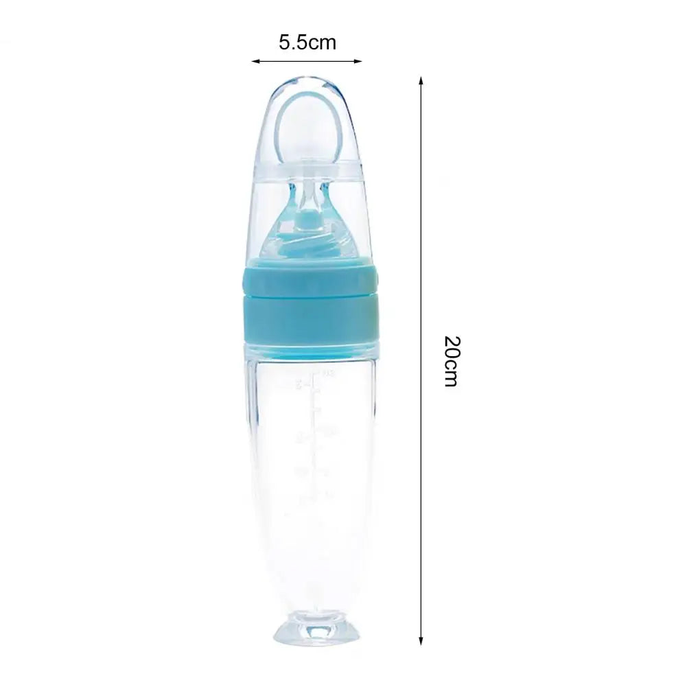 Baby Spoon Bottle Feeder Dropper Silicone Spoons for Feeding Medicine Kids Toddler Cutlery Utensils Children Accessories Newborn