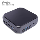 Mini PC Intel Core i5-7200U Up to 3.1GHz CK2 Gaming 16GB DDR4 512GB NVMe SSD/DIY Windows 10/11 Computer HDMI VGA DP 4K HTPC NUC