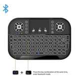 A8 Mini 2.4G Keyboard Backlight Bluetooth Air Mouse Wireless Touchable Remote Control for Smart TV Box Desktop Touchpad PC