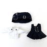 Ob11 Doll Gothic Clothes Uniform Suit Dress Shirt Hat Vest Shorts Set Nendoroids Clothes For Gsc, Obitsu11, Molly, P9, 1/12bjd