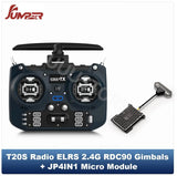 Jumper T20S ExpressLRS ELRS 2.4GHz/915MHz Hall/RDC90 Sensor Gimbal EdgeTX Radio Transmitter for FPV RC Racer Drone Airplane