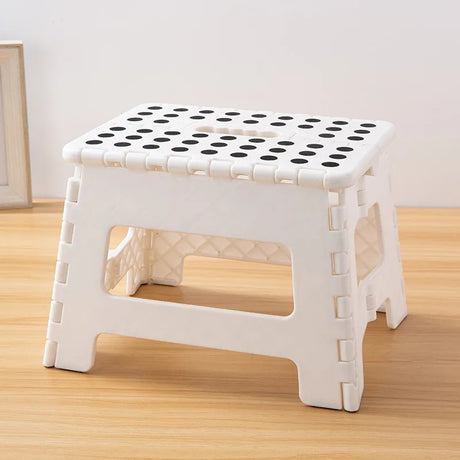 Folding Stool Thickened Plastic Folding Stool Lightweight handheld portable small stool Household adult children outdoor mat