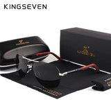 KINGSEVEN New Fashing Men’s Sunglasses High Quality Aluminum Luxury Retro Functional Glasses Women Pilot Accessory Eyewear