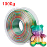 Silk Colorful 3D Printer Filament PLA Rainbow 3D Printing Materials 1.75mm Sublimation Universe Forest Candy Macaron Series pla