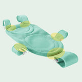 Baby Adjustable Infant Cross Shaped Slippery Bath Net Antis Kid Bathtub Shower Cradle Bed Seat Net And Ring cloth Home Mat Seat