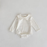 Insautumn baby baby collar bottoming romper clothes baby children Long Sleeve romper cotton fabric is soft and comfortable