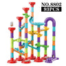 29-197pcs Set DIY Construction Marble Run Race Track Building Blocks Kids 3D Maze Ball Roll Toys Children Christmas Gift