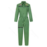 Pilot Uniform Army Green TOP GUN Costume for Adult Cosplay Military Uniform Women Men Fighter Pilot Costume Plus Size