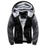 Winter Men's Long Parkas Autumn Thick Loose Warm Solid Sleeve Hooded Puffy Zipper Male Clothing M-8XL