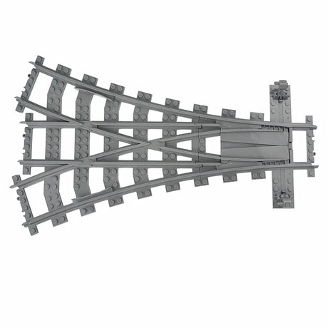 City Trains Parts Bridge Tunnel Model straight curved Rail Bricks soft Flexible Cross Tracks Railway  DIY Building Blocks