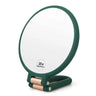 Magnifying Handheld Mirror ,Travel Folding Hand Held Mirror,Double Sided Pedestal Makeup Mirror with 1/2/5/10/15x Magnification