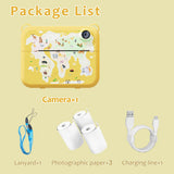 Instant Print Camera For Kids, Christmas Birthday Gifts HD Digital Video Cameras For Toddler, Portable Toy