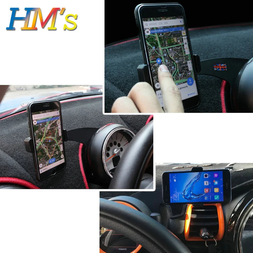 For MINI Cooper R56 R57 R55 Countryman R60 R61 Phone Holder Car Accessories For Mini Cooper F56 F55 F60 Clubman F54 Bracket