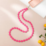 Fashion 120cm Telephone Strap Long Style Acrylic Slant Hanging Crossbody Phone Chain Women Anti-Loss Cellphone Jewelry Accessory