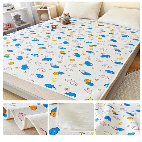 Cotton Baby Nappy Changing Sheet Pads Washable Waterproof Overnight Protection Pad Sheets Floor Game For Children Diaper Mats