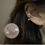 1PC Korea Luxury Long Tassel Single Clip Earrings Woman Fashion Jewelry Non Piercing Fake Cartilage Ear Cuffs For Women Girl New