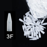 1000pcs 1/3/5 R pmu tattoo Needle Sterilized Disposable for Permanent Makeup  Eyebrow Tattoo Pen Machine with Needles Caps tip