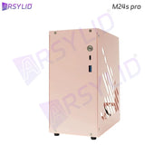 4.4L M24 Mini ITX A4 Chassis 180mm Graphics Card Computer Case 47mm CPU Radiator Flex PSU HTPC