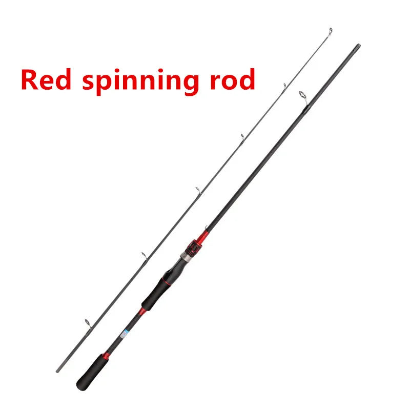 1.65m 1.8m Fishing Rod Carbon Fiber Spinning/Casting Fishing Pole Bait WT 8-20G Line WT 8-16LB M Power Fast Action Fishing Rods