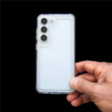 Transparent Soft Silicone Bumper For Samsung Galaxy S24 Ultra S23 Plus S22 Camera Screen Protective Frame Mobile Phone Case