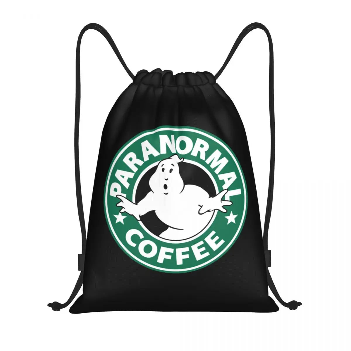 Ghost Buster Logo Drawstring Bags Women Men Portable Sports Gym Sackpack Supernatural Comedy Film Training Backpacks