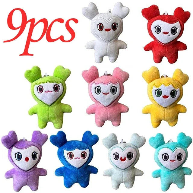 10cm lovelys twice Plush Korean Super Star Plush Toys Cartoon Animal TWICE Momo Doll Keychain Pendant Keybuckle Children's gifts