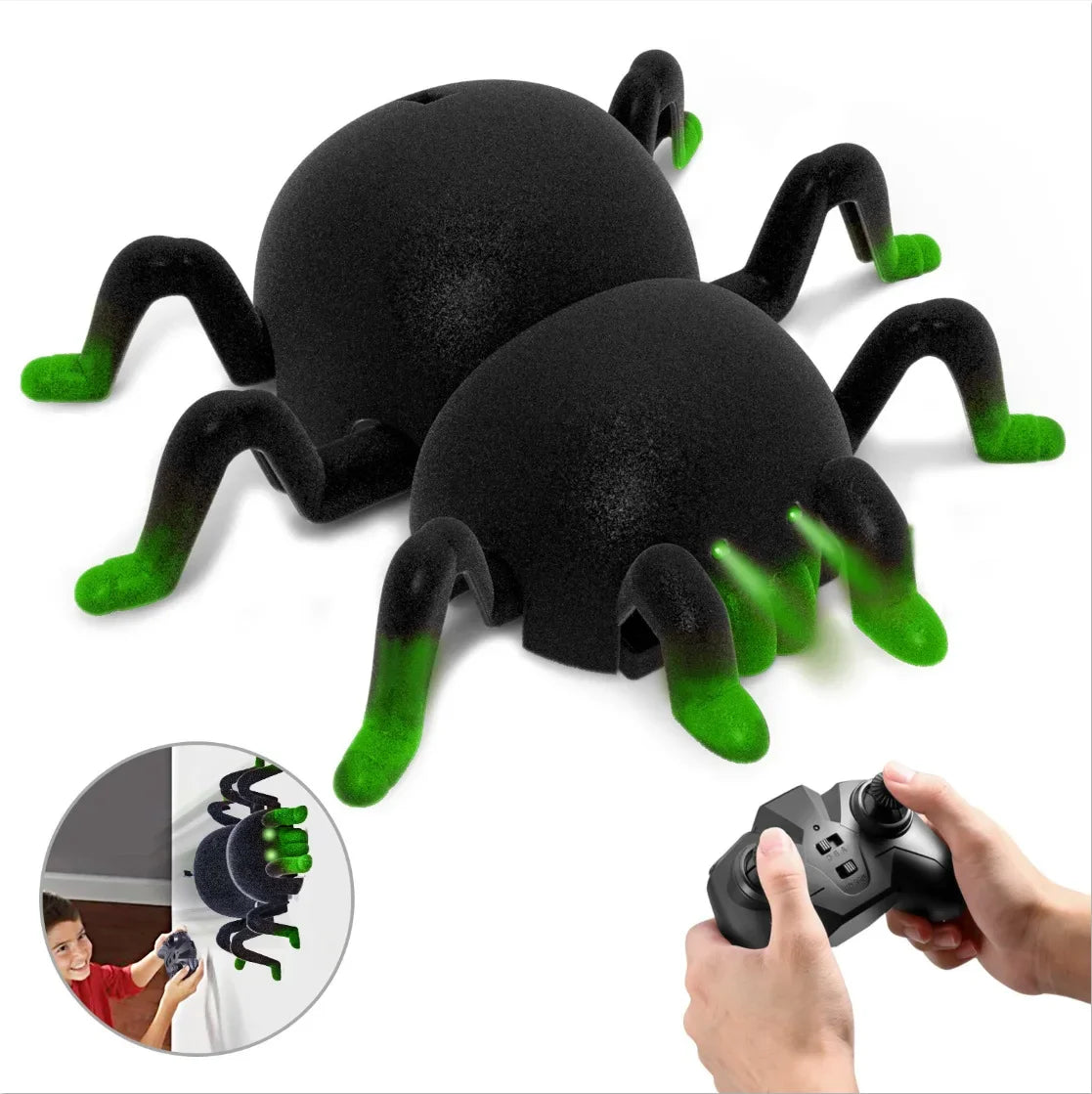 Stunt Wall Climbing Rc Animal Car Remote Control Simulation Spider Horror Halloween Tricky Prank Scary Toy for Kids boy children