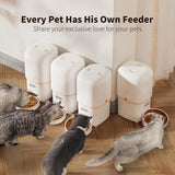 Automatic Cat Feeder Smart Pet Feeder, Timed Automatic Dog Feeder 1-6 Meal Control, Cat Feeder Cat Food Dispenser