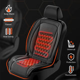 12/24V Heated Car Seat Cover Universal Car Seat Heater 30' Fast Heating Winter Car Heating Cushion Back Warmer Heating Pads 2023