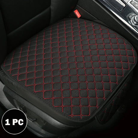 Summer Flax Car Seat Cover Linen Fabric Automobiles Seat Cushion Breathable Chair Protector Pad Mat Universal for Car Truck SUV