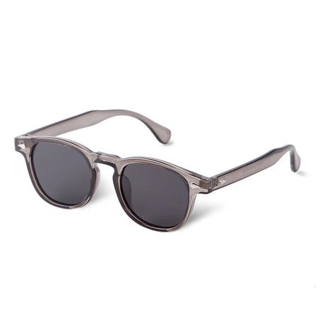 Retro Square Polarized Sunglasses Men Fashion Rivets Driving Sun Glasses Round Clear Gray Frame Women Shades Eyewear Male UV400