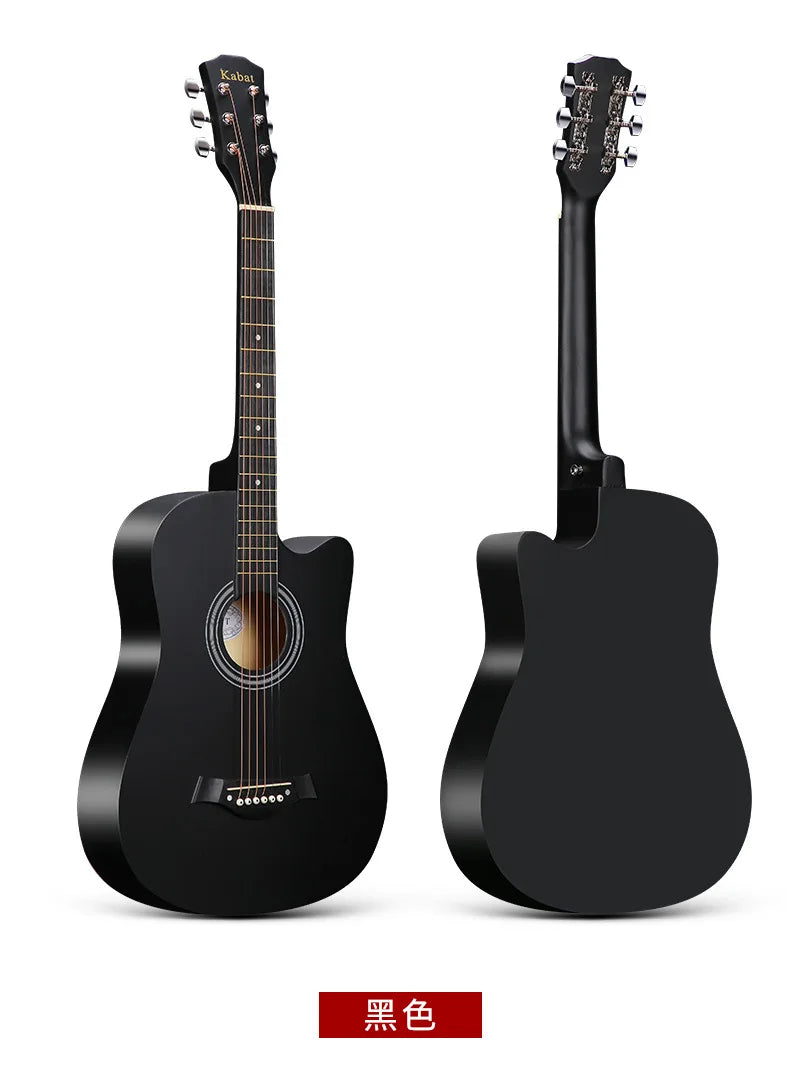 VZb 38-inch folk acoustic guitar beginners practice guitar and popular guitar