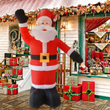 2.4M Christmas Inflatable Outdoor Doki Toy with LED Light Santa Claus Christmas Decoration Navidad Natal Xmas Props Home Decor