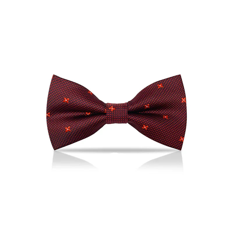 VEEKTIE Brand Pre-tied Bowties For Men Polka Dots Striped Business Formal Wedding Ceremony Red Blue Black Suit Boys Party Modern