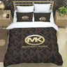 M-Michael-Kors logo printed Bedding Sets exquisite supplies set duvet cover bed comforter set bedding set luxury birthday gift