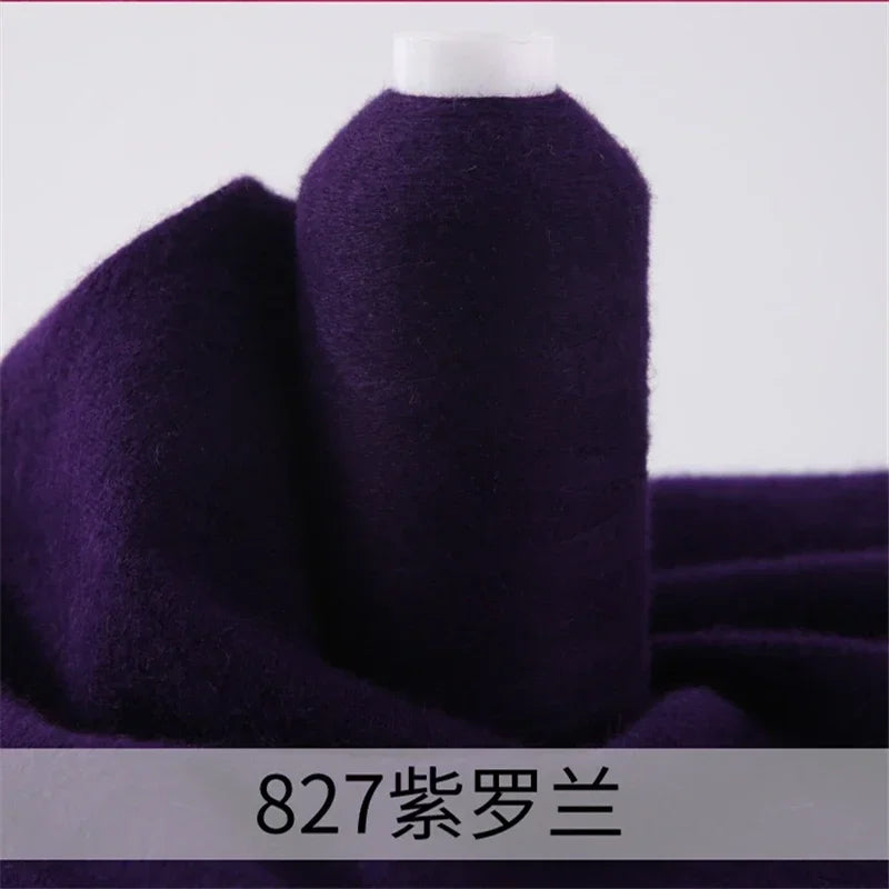 high-quality Fine Cashmere Yarn Crochet Wool Line for knitting Thread Genuine Hand-knit pure Cashmere Woven Yarn Soft Warm 400g