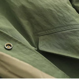 Plus Size Jacket New Winter Japanese Retro Long Jacket Army Green Coat Men Long Parka Coat Autumn Puffer Overcoat Jacket Men
