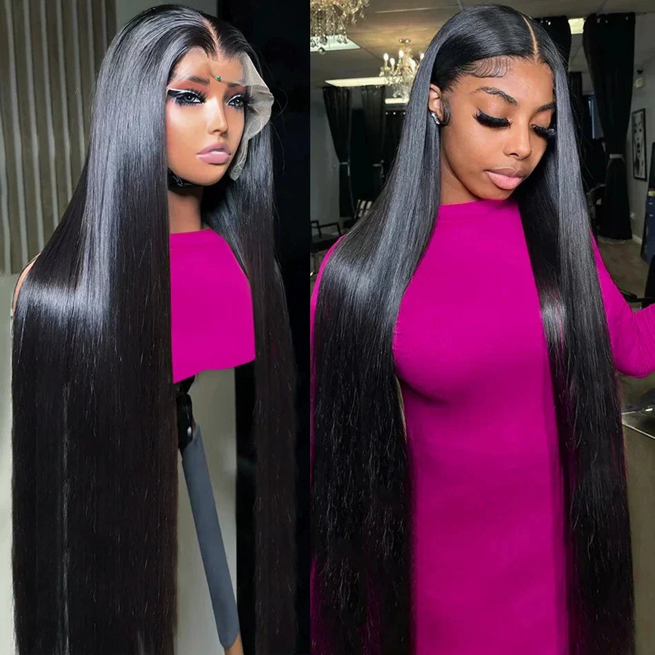 30 40 Inch Straight Lace Front Wigs Glueless 13X4 Lace Front Human Hair Wig 4X4 5X5 Hd Lace Closure Wig 13X6 Hd Lace Frontal Wig