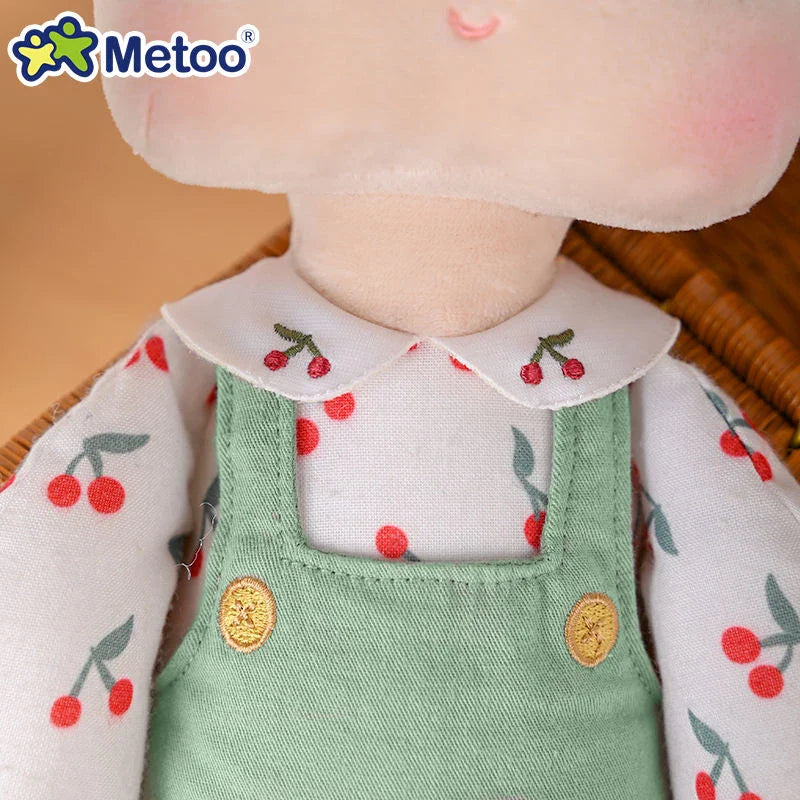 Metoo Dolls Kids Toys Pastoral Angela Cute Stuffed Animals Rabbit Plush Toys For Girls Baby Christmas Birthday Gift