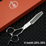 Mizutani new CNC scissors 6-6.3-6.7-7inch bearings screw Thin scissors for haircuts Salon Professional Hairdressing Tools