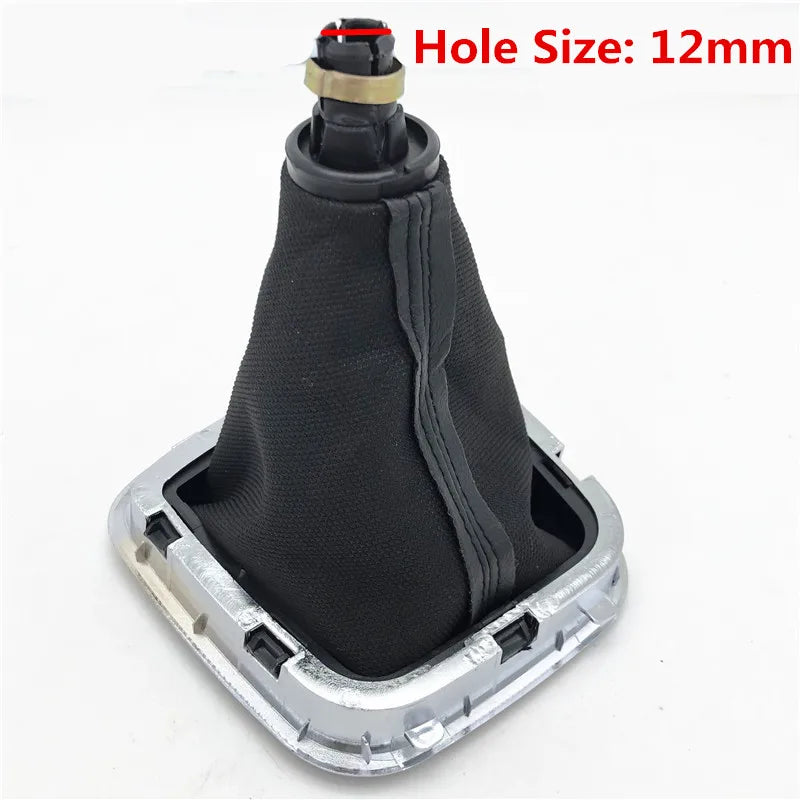 5/6 Speed Gear Shift Knob PU Leather Gaiter Boot For VW Polo 6R 6C Hatchback Sedan 2011 2012 2013 2014 2015 2016 2017 Car Stying