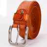 3.8CM Top Cowhide Belt Men Copper Buckle Top Genuine Leather Casual Jeans Belt High Quality All-match  Retro personal Male Strap