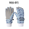 Fashion Children Ski Gloves Waterproof Kids Mittens for Girls Boys Accessories Antiskid Thicken Snow Sports Child Gloves 4-12Y