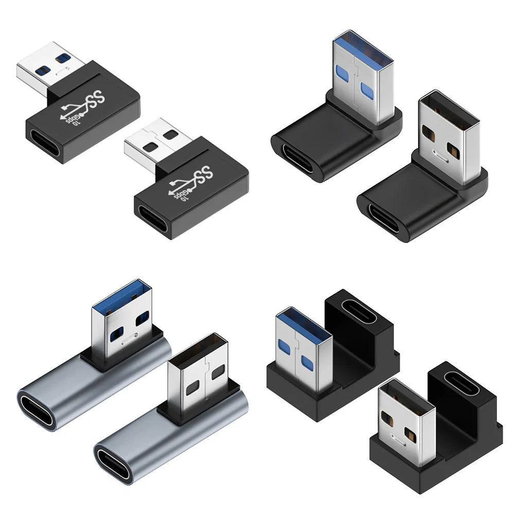 OTG 10Gbps USB Adapter 3.25A Data Transfer Connector 10Gbps for Laptop PC U Disk