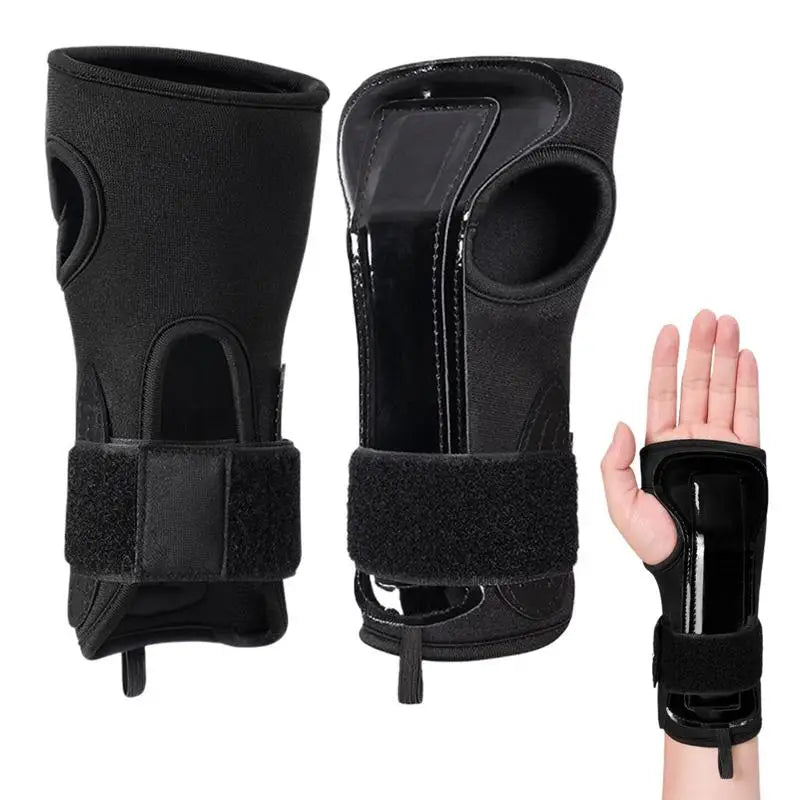 Kids Adults Roller Skating Snowboard Ski Wrist Guards Hand Support Brace Gloves Protective Gear Sports Safety Protector