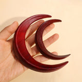 Wood Moon Crescent Shaped Hair Clip Hair Forks Ramadan Hair Decorate Barrettes Fashion for Women Girl Hairpin Hair Accessories