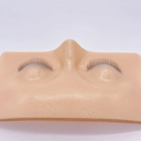 False Eyelash Extension Training Mannequin Head Lash Mannequin Head Flat Doll Face Head Manakin Eyelids For Lash Practice Tools