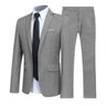 1 Set Trendy Men Blazer Pants British Style Men Suit Set Turndown Collar One Button Lapel Suit Set  Streetwear