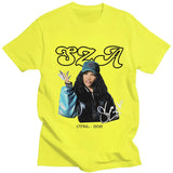 Rapper SZA CTRL X SOS Album Print T-Shirt Plus Size Retro Punk Universal Oversized Hip Hop Harajuku Cotton Streetwear