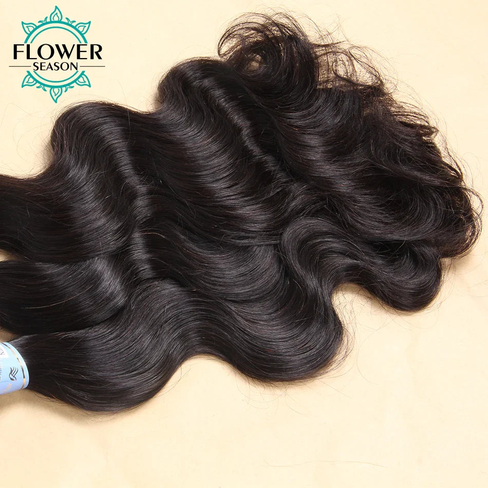 Body Wave Bulk Hair for Braiding Human Hair Extensions Double Drawn Full End Body Wave Braids Hair Bulk No Weft 100g/Bundles